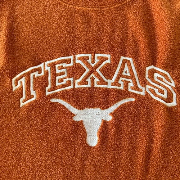 TEXAS Longhorns Fleece Sweater Size Large - Picture 2 of 5